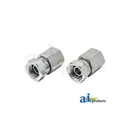A & I Products Straight Female NPT Swivel X Female NPT Adapter 3.75" x4" x2" A-43D52